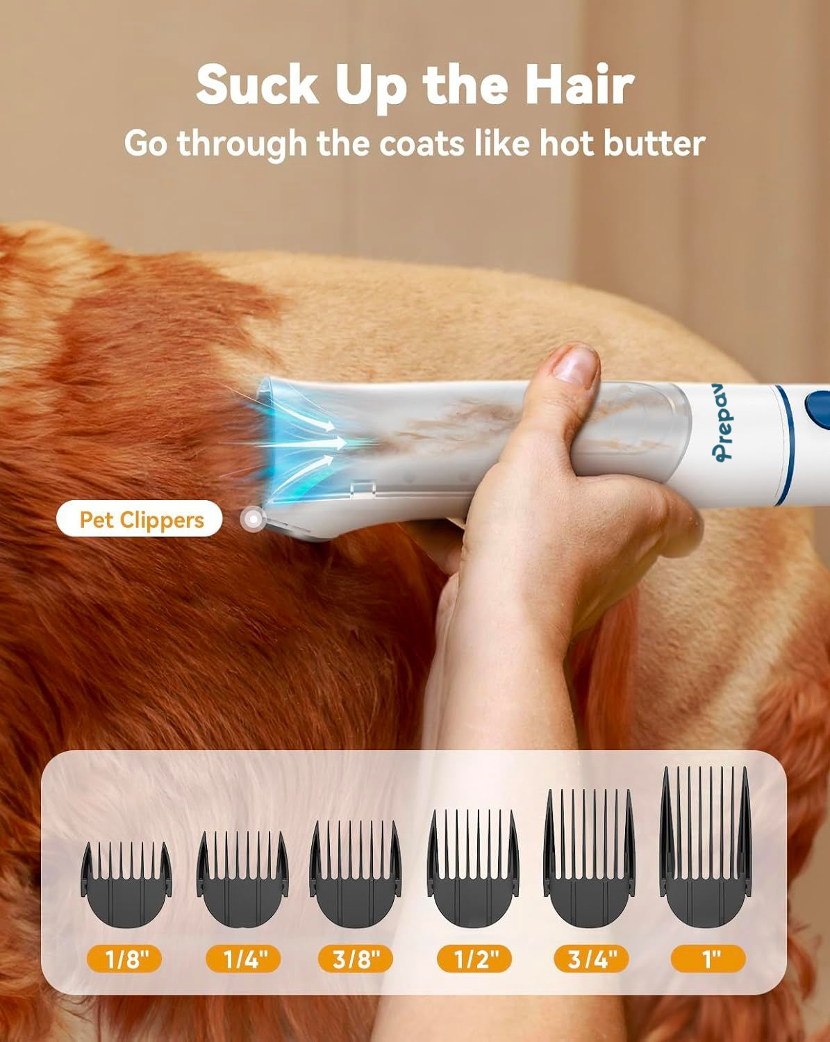 PrePaw Pet Grooming 10 in 1 Vacuum Kit- Ultra Max with  Blower/Dryer