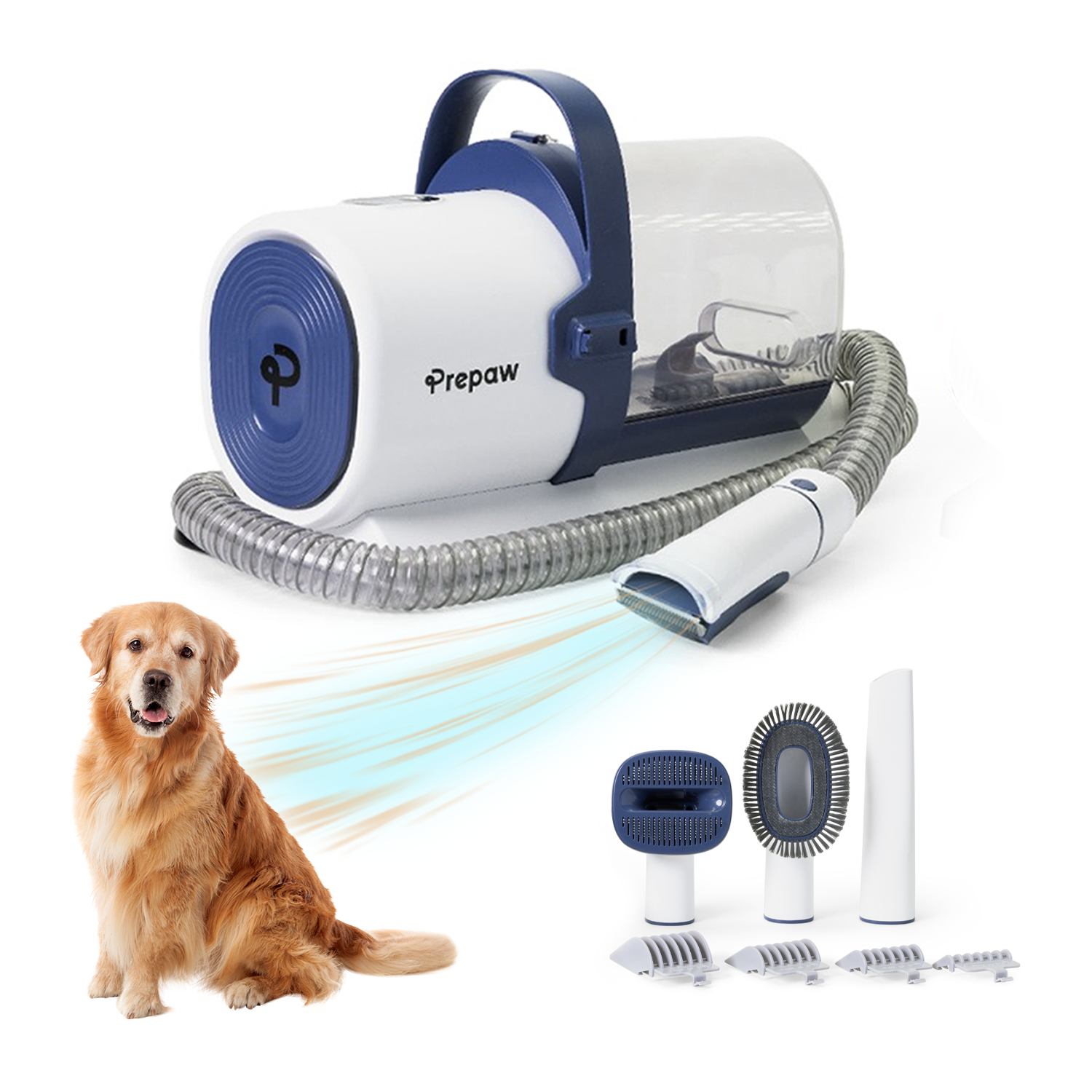 PrePaw Pet Grooming 4 in 1 Vacuum Kit - PG50 Lite