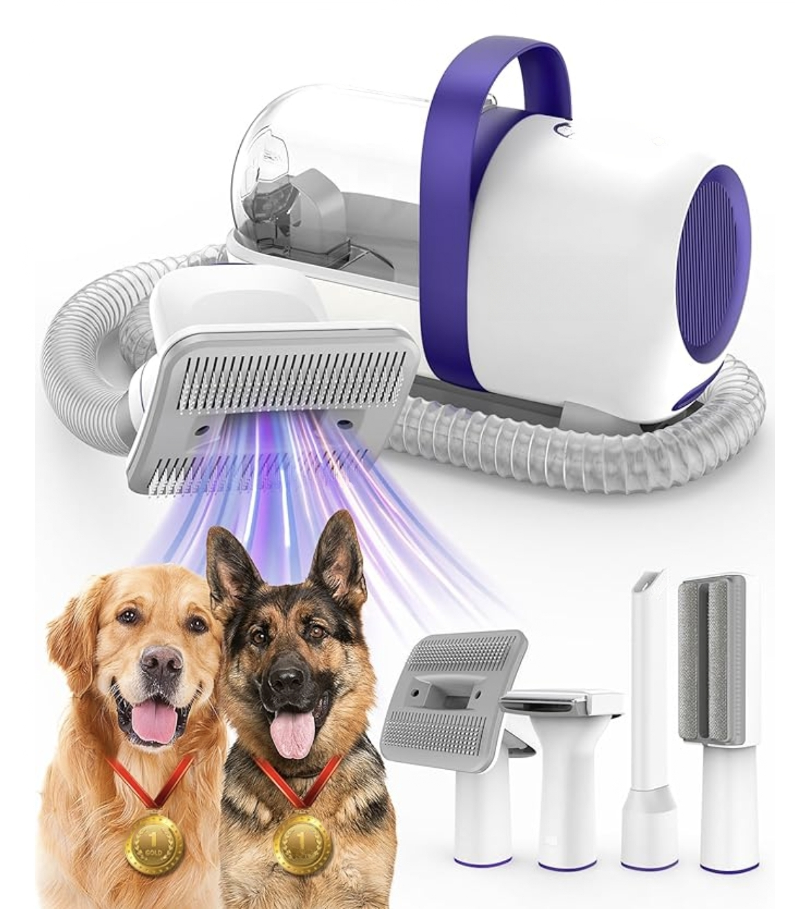 PrePaw™ Essential Lite - Kit de toilettage compact 4-en-1 pour animaux de compagnie